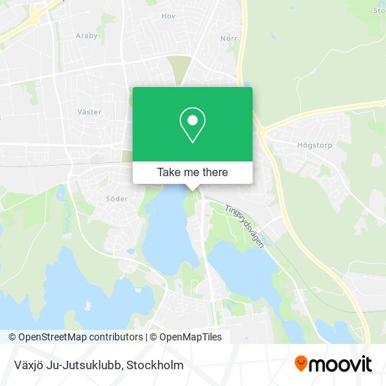 Växjö Ju-Jutsuklubb map