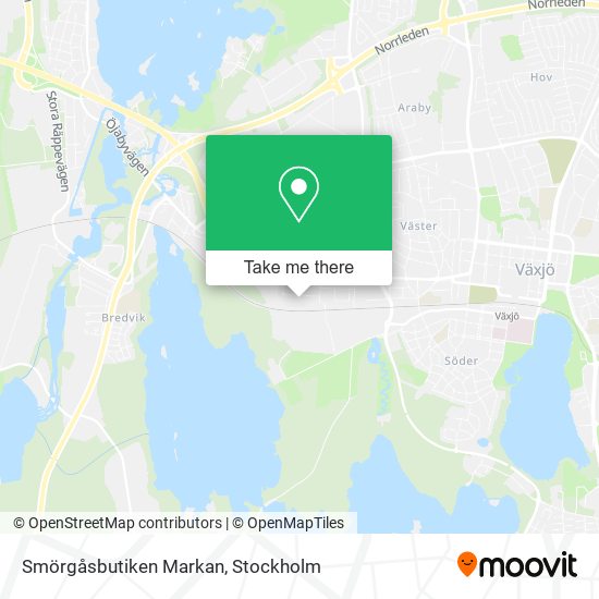 Smörgåsbutiken Markan map