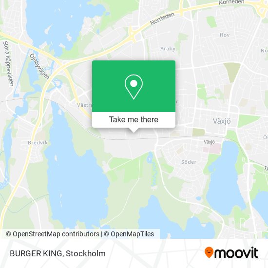 BURGER KING map