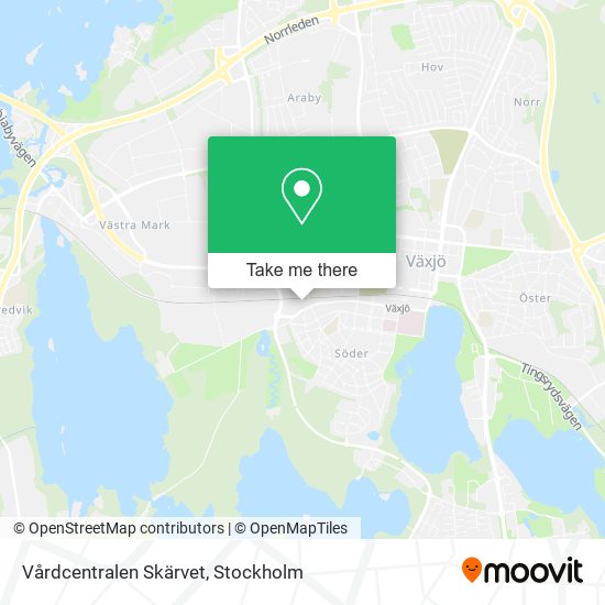 Vårdcentralen Skärvet map