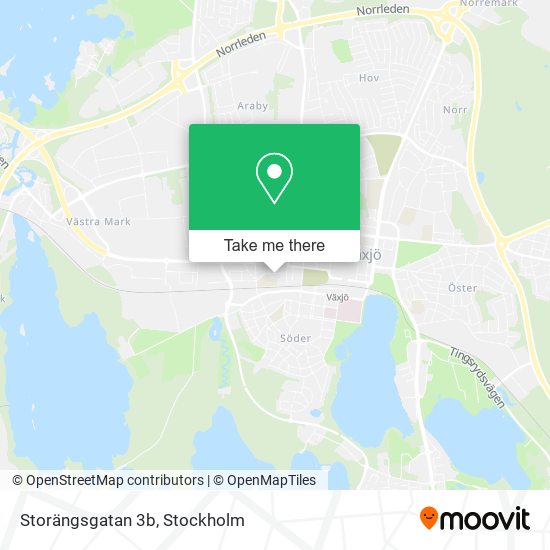 Storängsgatan 3b map