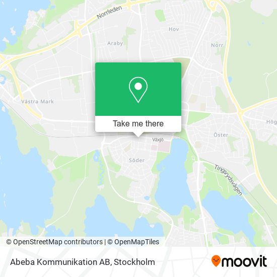 Abeba Kommunikation AB map