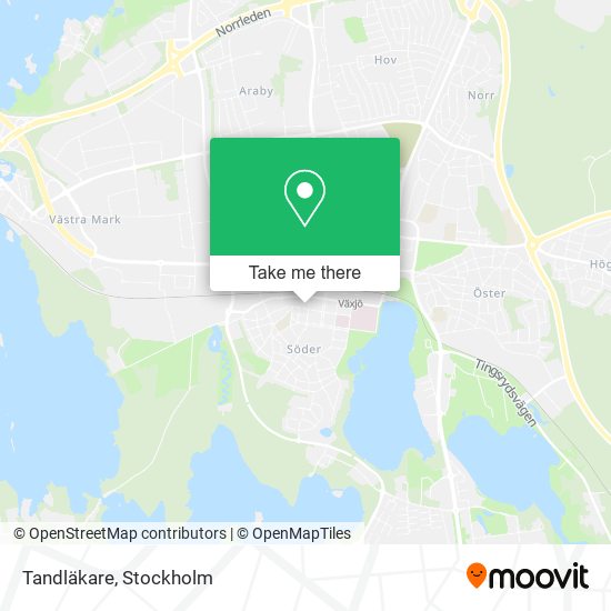 Tandläkare map