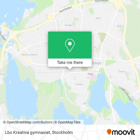 Lbs Kreativa gymnasiet map