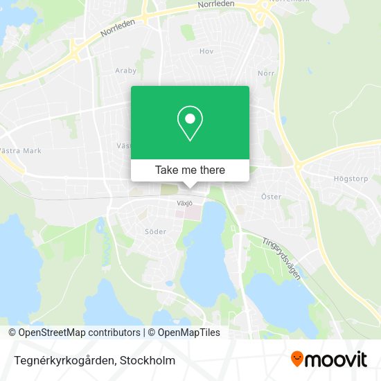 Tegnérkyrkogården map