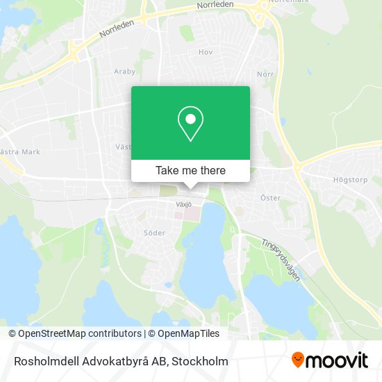 Rosholmdell Advokatbyrå AB map