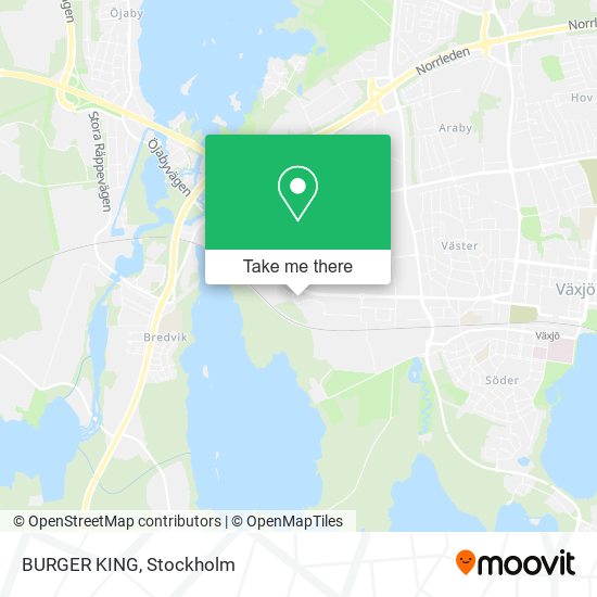 BURGER KING map