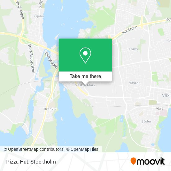 Pizza Hut map