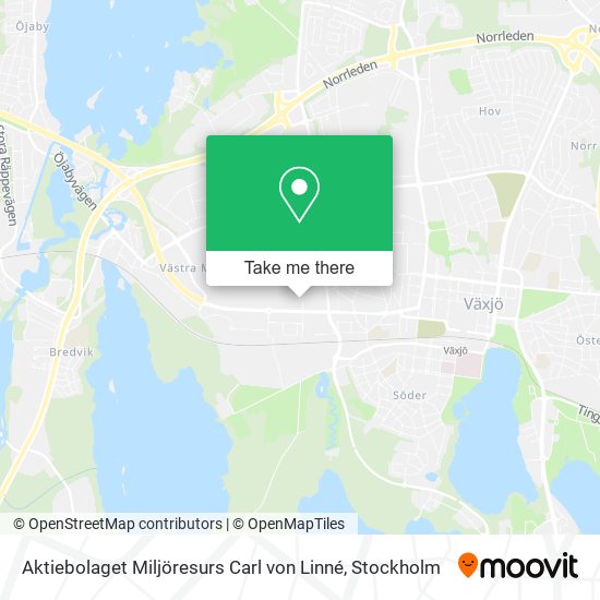 Aktiebolaget Miljöresurs Carl von Linné map
