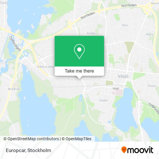 Europcar map