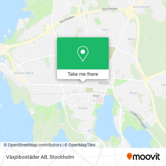 Växjöbostäder AB map