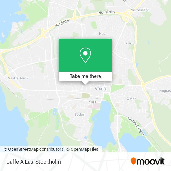 Caffe Å Läs map