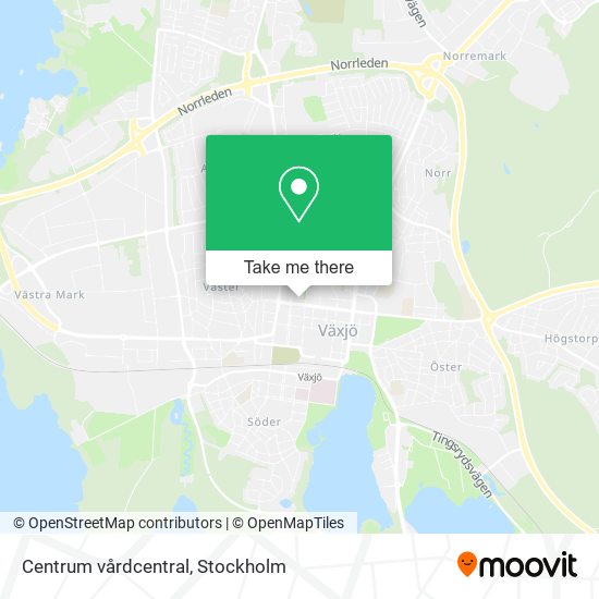 Centrum vårdcentral map