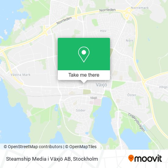 Steamship Media i Växjö AB map