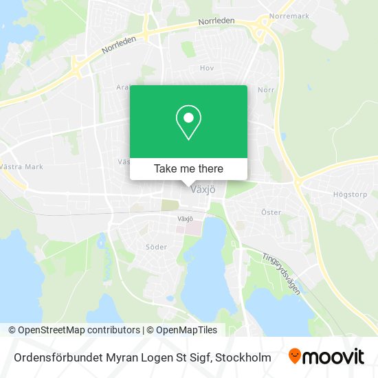 Ordensförbundet Myran Logen St Sigf map