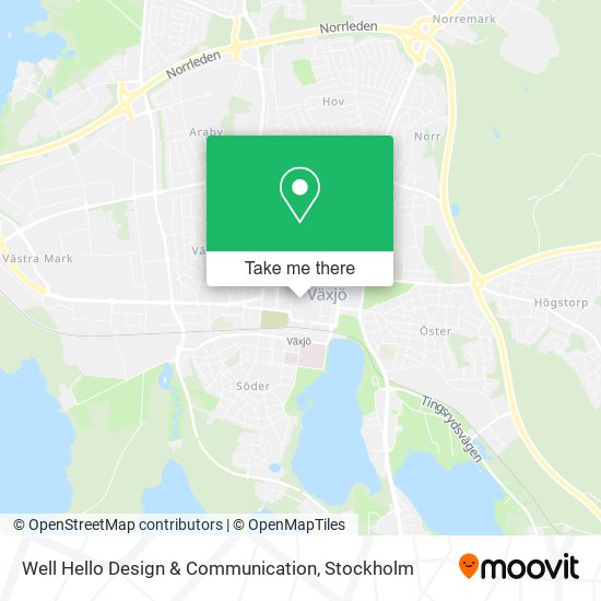 Well Hello Design & Communication map