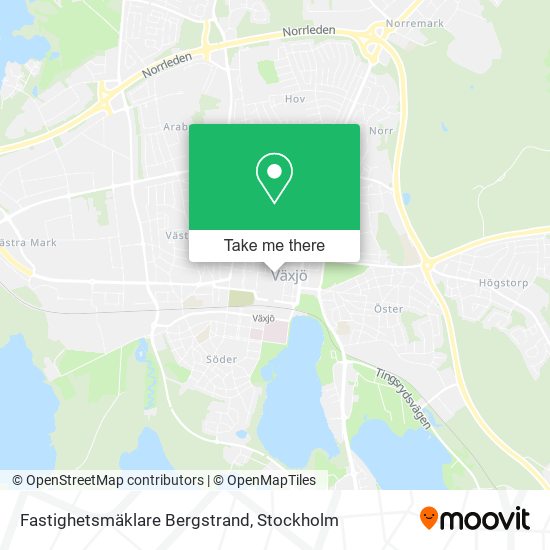 Fastighetsmäklare Bergstrand map