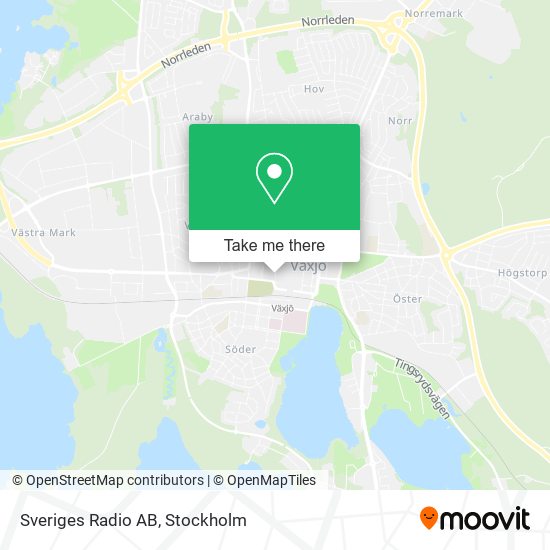 Sveriges Radio AB map