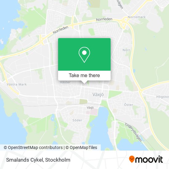 Smalands Cykel map