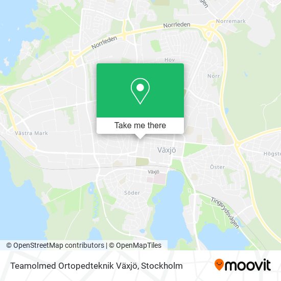 Teamolmed Ortopedteknik Växjö map