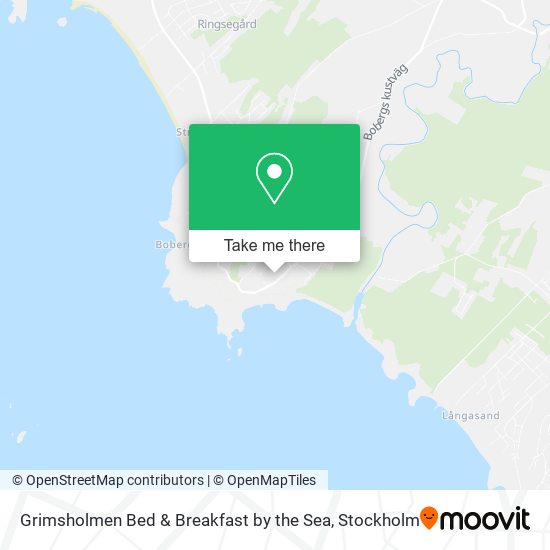 Grimsholmen Bed & Breakfast by the Sea map