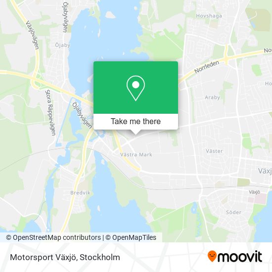 Motorsport Växjö map