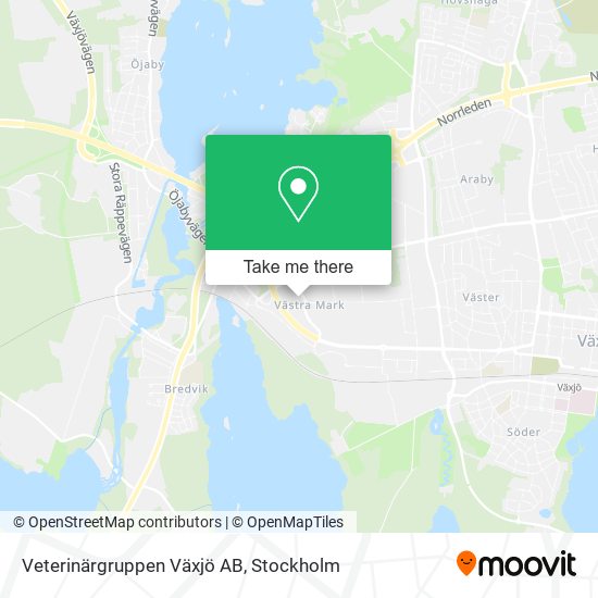 Veterinärgruppen Växjö AB map