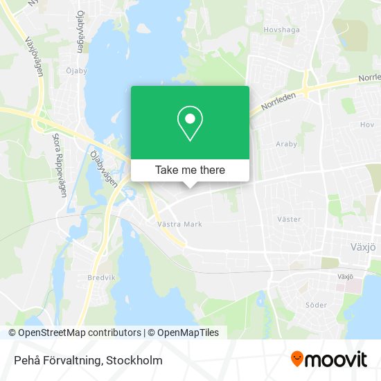 Pehå Förvaltning map