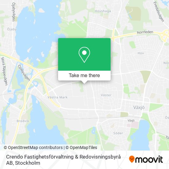 Crendo Fastighetsförvaltning & Redovisningsbyrå AB map