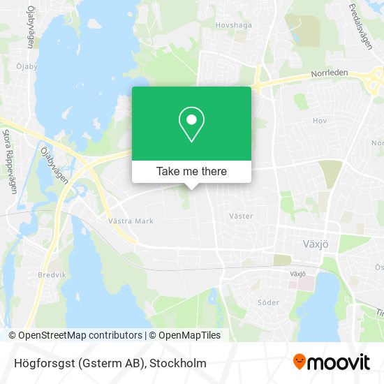 Högforsgst (Gsterm AB) map