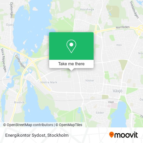 Energikontor Sydost map