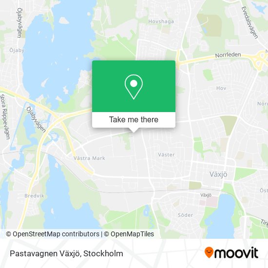 Pastavagnen Växjö map