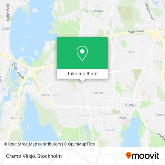 Cramo Växjö map