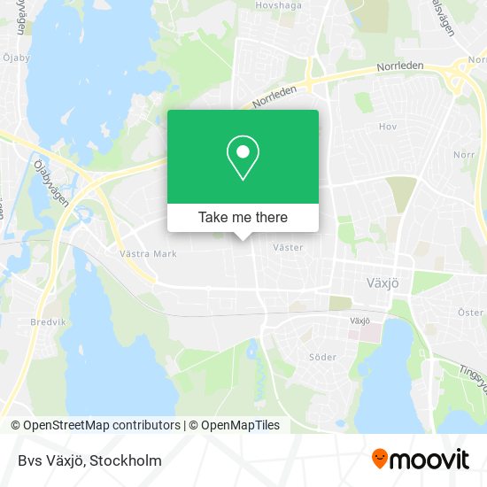 Bvs Växjö map