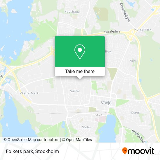 Folkets park map