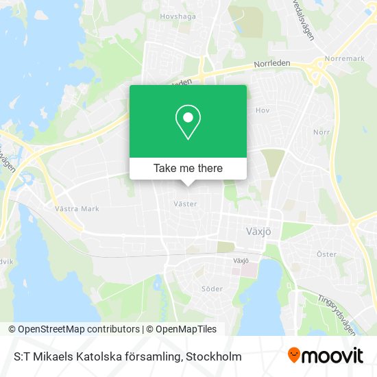 S:T Mikaels Katolska församling map