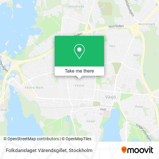 Folkdanslaget Värendsgillet map