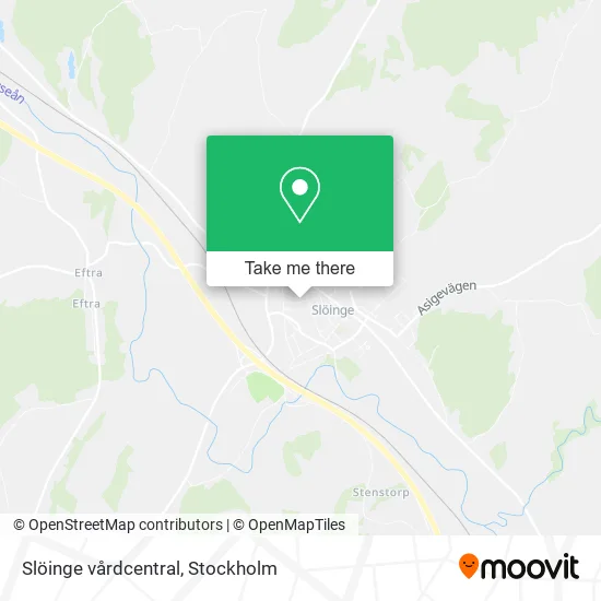 Slöinge vårdcentral map
