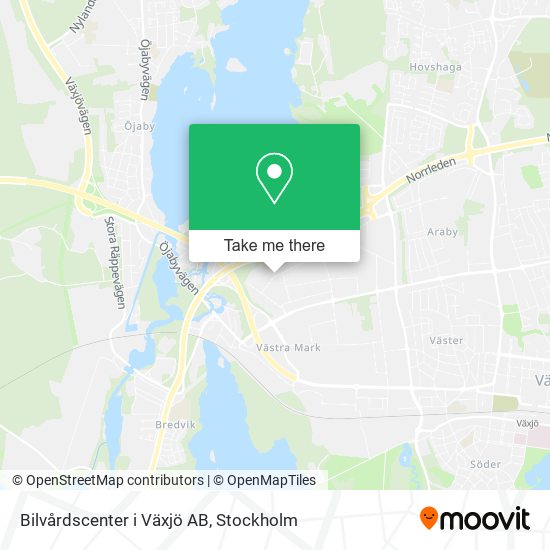 Bilvårdscenter i Växjö AB map