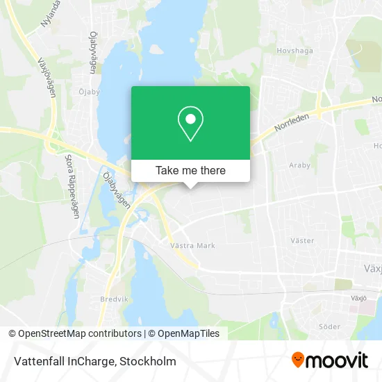 Vattenfall InCharge map