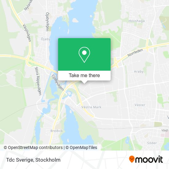 Tdc Sverige map