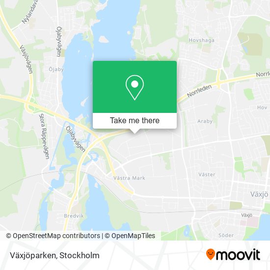 Växjöparken map