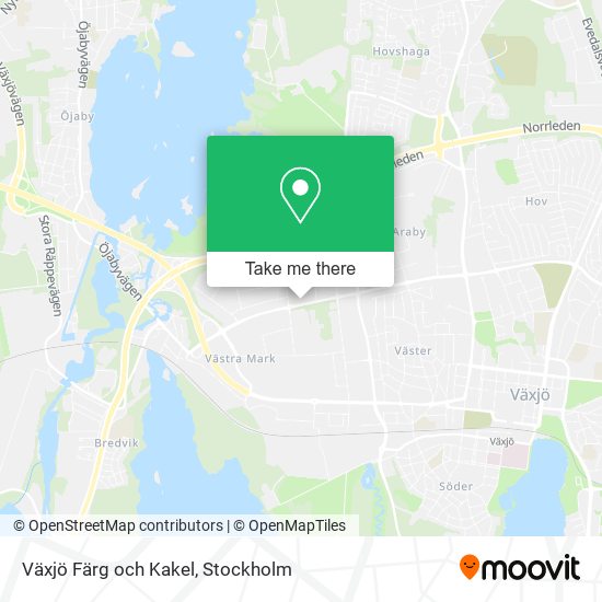 Växjö Färg och Kakel map