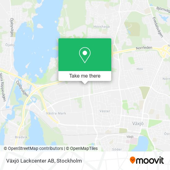 Växjö Lackcenter AB map