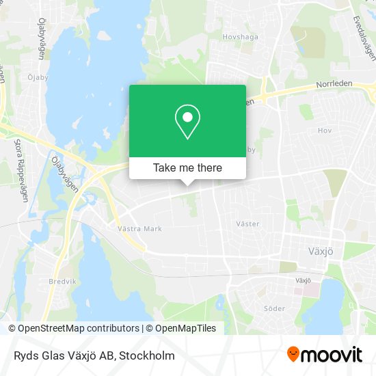 Ryds Glas Växjö AB map