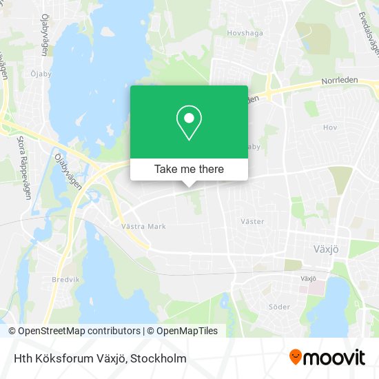 Hth Köksforum Växjö map