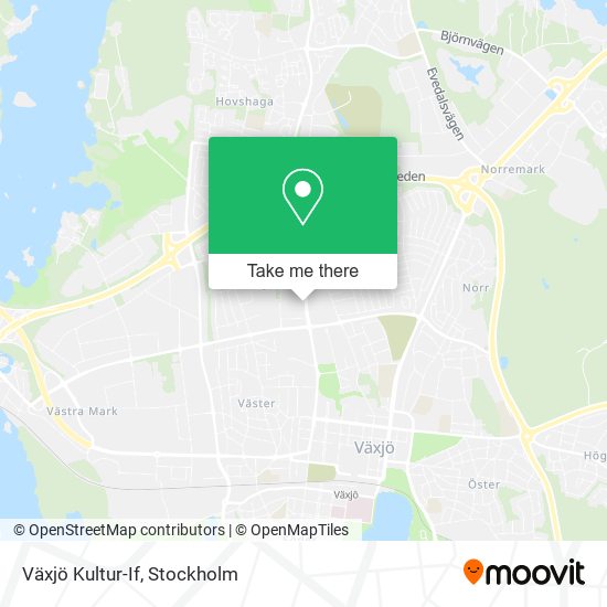 Växjö Kultur-If map