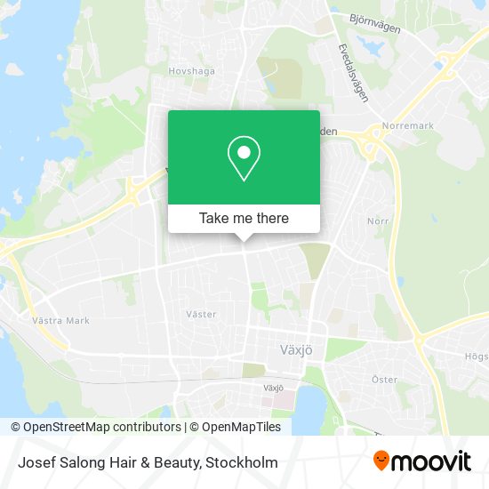 Josef Salong Hair & Beauty map