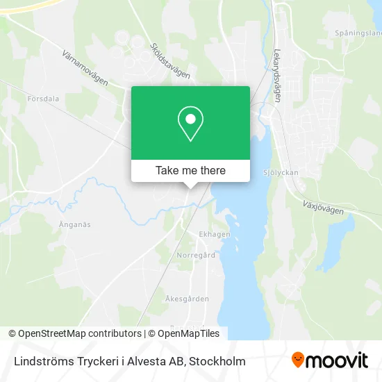 Lindströms Tryckeri i Alvesta AB map