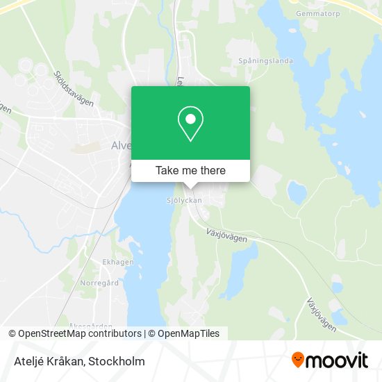Ateljé Kråkan map